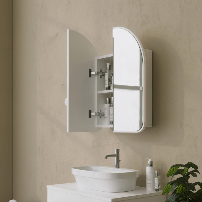 Hanah Home Mueble de Baño Hope - Blanco, 12x45x50 cm